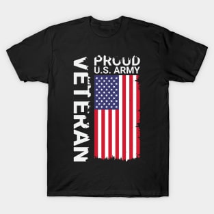 Proud us army veteran design T-Shirt